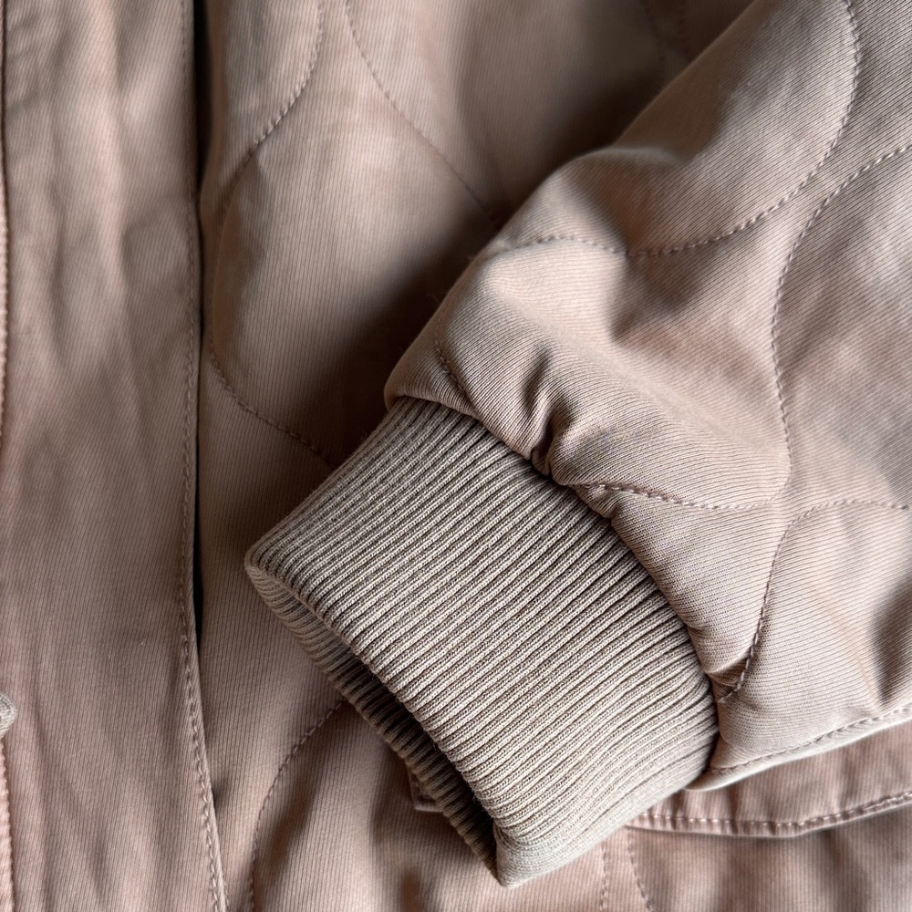 Universal Thread Quilted Brown Bomber Jacket - image 4